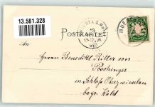 Verlag Seiling Nr. 60 Lorelei + Adelskorrespondenz Berggesicht 1898 Lithographie / Künstlerkarte