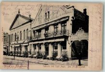24534 W2350 Neumünster , Holst 1906 Foto AK Cafe-Tonhalle Aegir