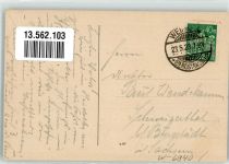 69493 W6945 Großsachsen 1923 - Mälzerei Gasthaus zur goldenen Rose Gartenwirtschaft Inflationsporto