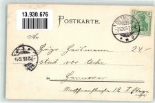 32805 W4934 Bad Meinberg 1905 - Försterberg Geweih
