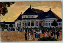 W8000 München Bayerische Gewerbeschau 1912 Hauptrestaurant sign Claus Berger Privatganzsache Künstlerkarte