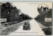Le Mans Nr. 5 Circuit de la Sarthe 1906 Rennstrecke Motorsport Gebrauchsspuren