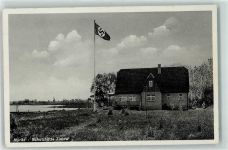 O2553 Graal-Müritz , Seeheilbad Schutzhütte Zielow Stadt mit Hakenkreuz