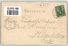 07907 O6550 Schleiz 1900 Lithographie Hotel Bayrischer Hof Bahnhofs.Hotel