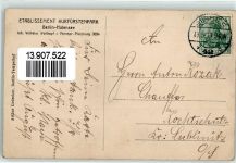 10115 W1000 Halensee 1913 - Etablissement Kurfürstenpark Gebirgsschänke