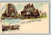 Tracht Rentier Lappenfamilie Trachten Norwegen BOAKC