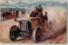 sign.Jared Tyemar Tucks Oilette Nr.585 Oldtimer 1909 Künstlerkarte