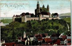 74523 W7170 Schwäbisch Hall 1907 Relief AK Schloss Comburg Kirche