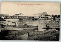 My Tho Markt und Fluß Boot