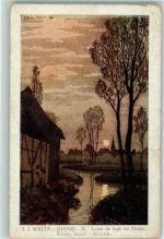 Mond in Alsace Elsass Verlag Gallais Nr.175 Hansi (Waltz) Künstlerkarte