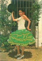 Flamenco echte Spitze echte Stickerei Stoffapplikation