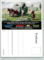 Heuernte Landwirtschaft Düngerwerbung