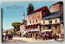 Mostar 1913 - Hauptstraße mit der großen Teppa