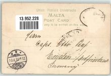 Valletta 1903 Gebrauchsspuren Grand Harbour
