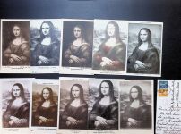 Lot mit 21 AK wenige mehrfach Mona Lisa Gemälde Posten 21 bis 100 AK