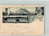 71679 W7144 Hohenasperg 1903 - Festungshof Aussichtsturm Schubert Gruss
