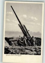 Schwere deutsche Flak in Feuerbereitschaft Verlag Simonsen Nr. 7041 Flugwesen WK II 1941 Foto AK