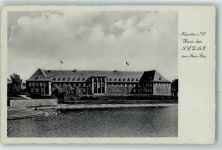 W4400 Münster , Westf Haus der NSDAP am Aaa See Stadt mit Hakenkreuz