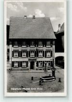 79650 W7860 Schopfheim - Hotel Krone Bahnpost Basel - Zell Bahnpost Basel-Zell