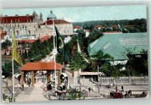 O8000 Dresden offiz. Karte Nr. 4 Teilansicht der Ausstellung Architektur Kunstausstellung 1906