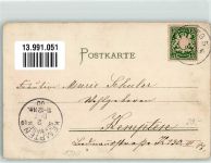 86150 W8900 Augsburg , Bay 1900 Gebrauchsspuren kaiserplatz Bismarckstrasse