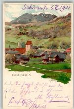 79677 W7869 Schönau im Schwarzwald 1901 Künstlerkarte Belchen sign. K. Mutter