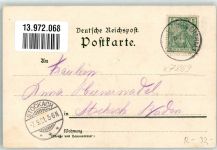 79677 W7869 Schönau im Schwarzwald 1901 Künstlerkarte Belchen sign. K. Mutter