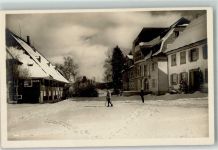79856 W7824 Hinterzarten Foto AK Hotel Adler Nebenhäuser Winter