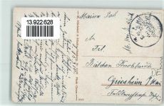 W2940 Wilhelmshaven Zeppelin und Marine Schiffspost Marine WK II 1916 Gebrauchsspuren
