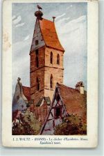 Eguisheim Egisheim Glockenturm Verlag Gallais Nr.229 Hansi (Waltz) Künstlerkarte