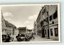82256 W8080 Fürstenfeldbruck Foto AK Cafe Brameshuber Motorrad Oldtimer