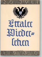 82488 W8107 Ettal Foto AK Ettaler Wiedersehen 1930
