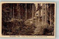 99887 O5805 Georgenthal , Thüringerw - Aufgang zum Schießhaus