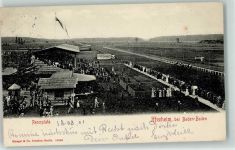 W7570 Baden-Baden rennplatz Iffezheim Pferderennen 1901
