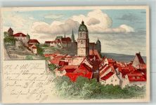 O8250 Meißen , Sachs Serie Serie IV Nr.1 Aus dem Sachsenlande sign. Georg Voigt Lithographie Meissner & Buch 1899 Gebrauchsspuren
