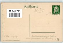 Zum Gedächtnis 1886-1911 AK Adel Ludwig II 1911 Ganzsache