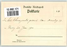 Gruss aus Schwarzwaldhaus Velten Verlag Nr. 5 Daur, H. 1899 Lithographie / Künstlerkarte