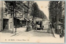 72000 Le Mans - L Avenue Thiers Tram Straßenbahn Kutsche