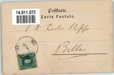 Bilbao 1901 Foto AK Canale del Pestalongo Ort handschriftlich