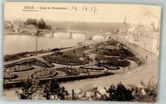 08600 Givet 1917 Foto AK Quai de Rancennes