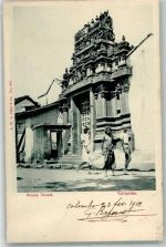 Colombo 1903 Foto AK Hindu Tempel