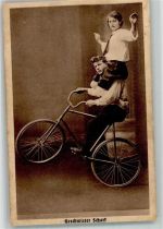 Geschwister Scharf Fahrrad Akrobatik Verlag Ernst Schmidt 100 F Zirkus