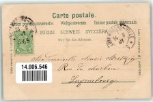 Verlag Künzli Nr. 8005 Diemer, Z. 1901 Lithographie / Künstlerkarte