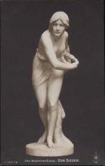 Skulptur, Cav. Valentino Casal -Dem Sieger-,A.R. & C. i. B. Skulptur um 1910/20