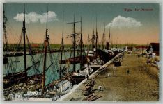Riga Gebrauchsspuren Hafen Dünaquai