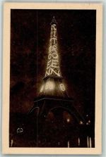 Paris La Nuit - Tour Eiffel Werbung Citroen Werbung Auto