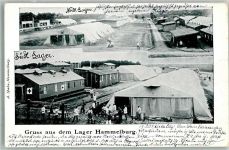 97762 W8783 Hammelburg 1905 Foto AK Kaserne Rotes Kreuz Adelskorrespondenz