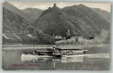 Rheindampfer Niederwald Rheinschiff 1906