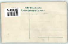 Rheindampfer Niederwald Rheinschiff 1906