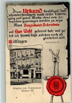37073 W3400 Göttingen , Niedersachs 1916 - Gasthaus Franziskaner Ledererbräu